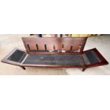 1 x Vintage-inspired Danish-style Low Profile 2.7-Metre Long Commercial Wooden Lounge Sofa