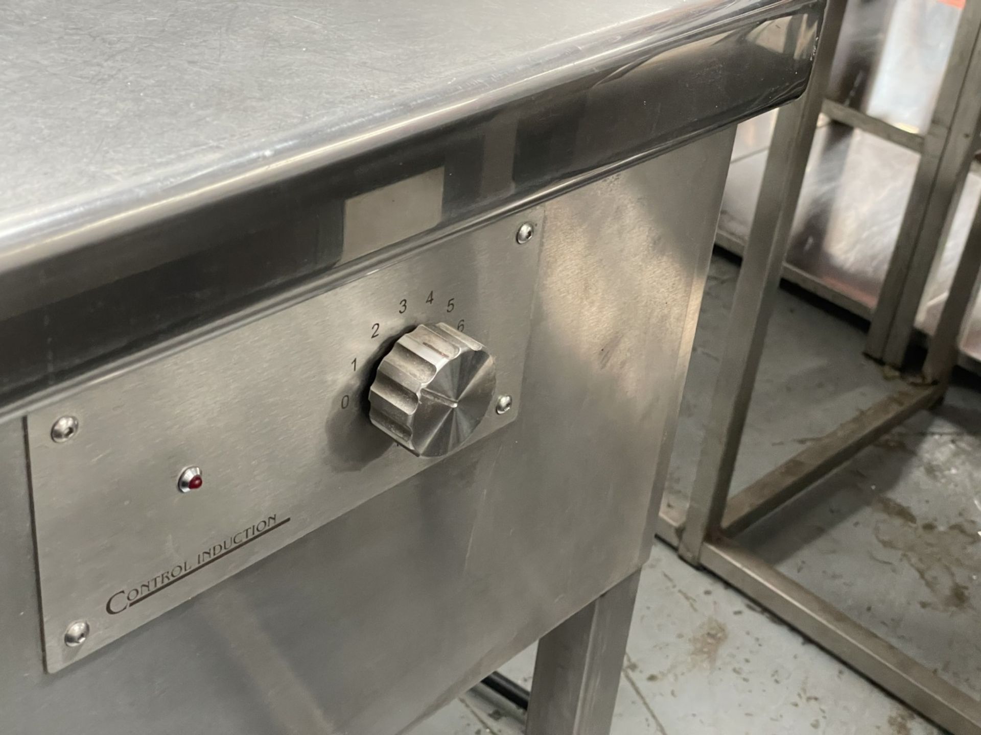 1 x Commercial Central Kitchen Cooking Island Featuring Two Control Induction Cooking Hobs, Blue Sea - Image 6 of 30