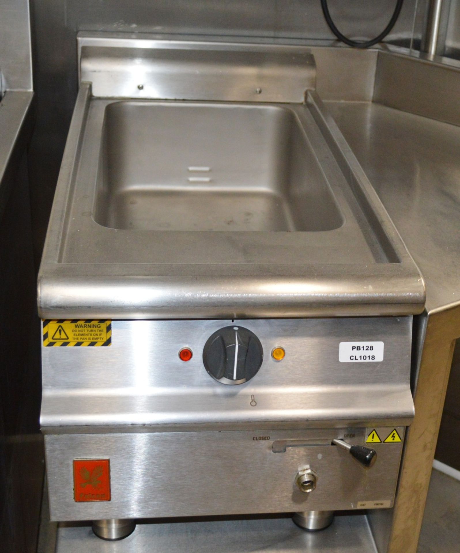 1 x Falcon E3407 Countertop Baine Marie - 230v - RRP £1,119 - Dimensions: H40 x W40 x D77 cms - Image 6 of 6