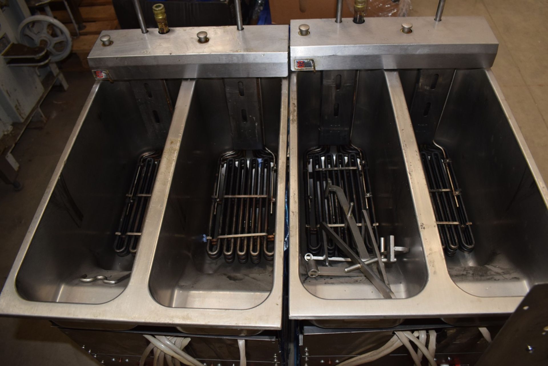 2 x Valentine Evo Integrated Twin Commercial Fryers with Control Panel - Model: VC2200T ELP - Image 7 of 14