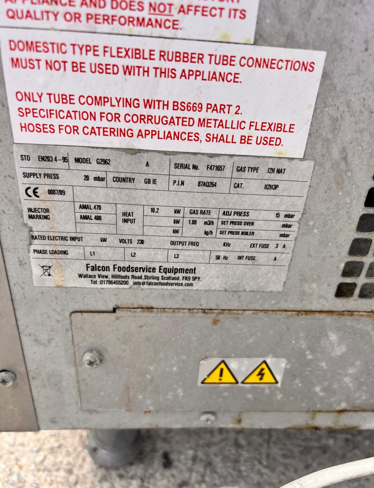 1 x Falcon G2962 Natural Gas Tilting Bratt Pan - Image 2 of 21