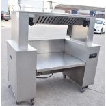 1 x Rexmartins Front Cooking Station For Griddles etc - Cooking Appliance Station With Lights
