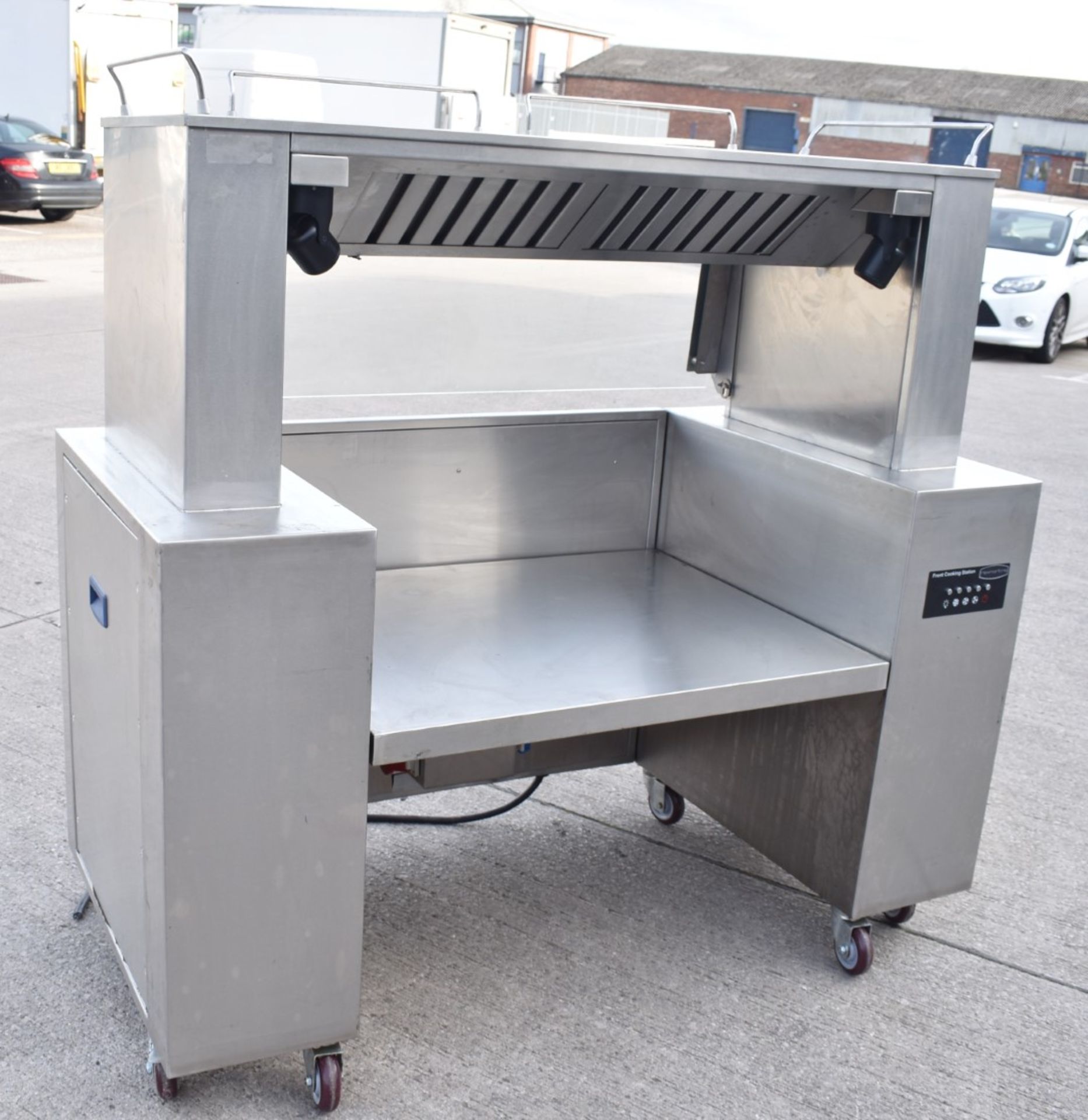 1 x Rexmartins Front Cooking Station For Griddles etc - Cooking Appliance Station With Lights