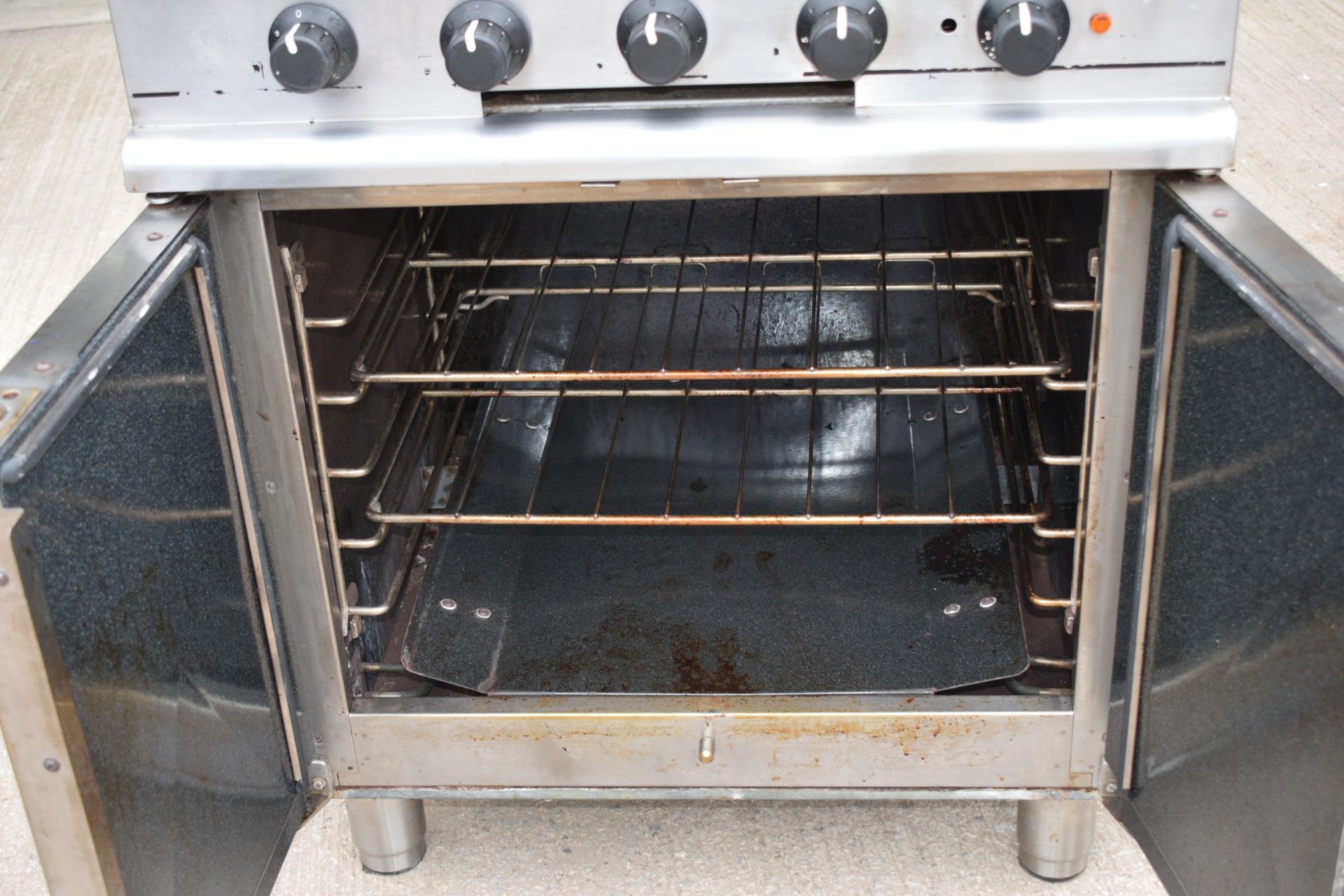 1 x Falcon Four Plate Electric Range Cooker - Dimensions: H87 x W70 x D66 cms - Image 7 of 13