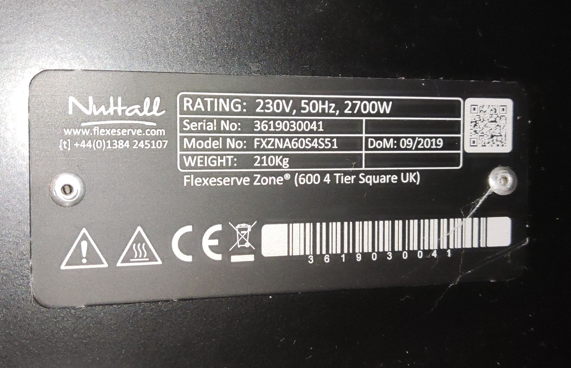 1 x NUTTALL Flexserve Zone 600 4 Tier Square Heated Food To Go CabinetK318 E2A1 - Image 8 of 21