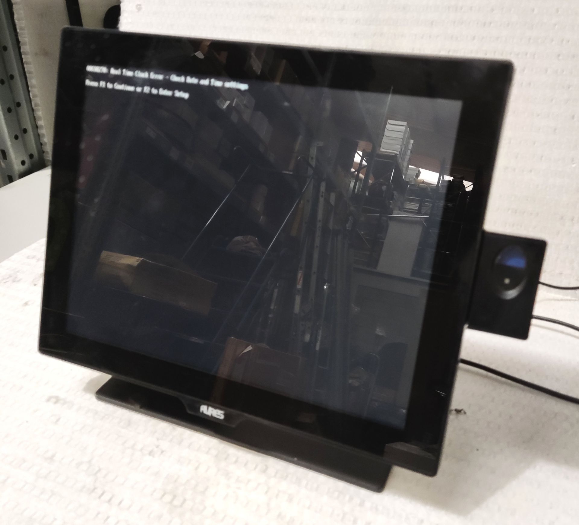 1 x AURES Touchscreen Till - Yuno-Base151 - With Power Supply - Image 8 of 9