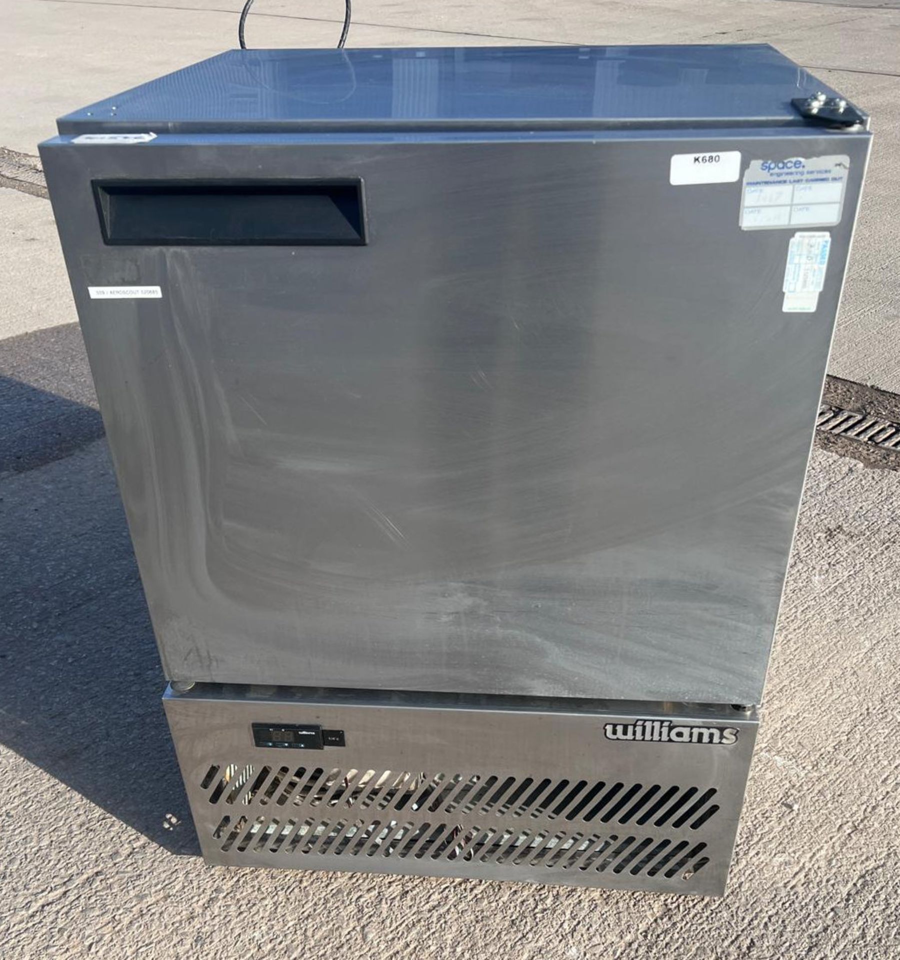 1 x WILLIAMS H5Uc-Wb Single Door Under-Counter Stainless Commercial Fridge