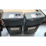 2 x Greengear Baltik Infrared 4.2kW Gas Heaters - Freestanding Portable Design