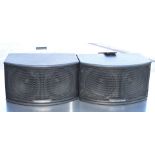 2 x Funktion-One F55 Ultra Compact 60w RMS Loudspeakers - Includes Wall Brackets - Colour: Black