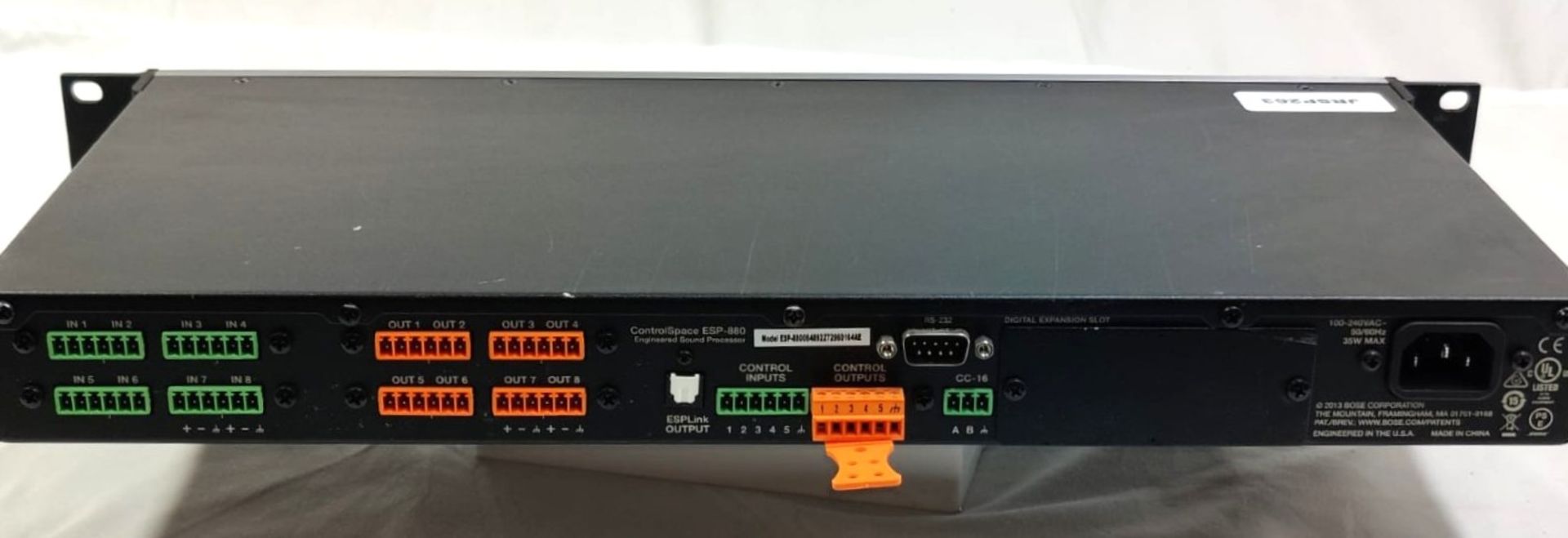1 x BOSE ControlSpace ESP-880 Rackmount Engineered Sound Processor - RRP £2,138 - Image 3 of 5