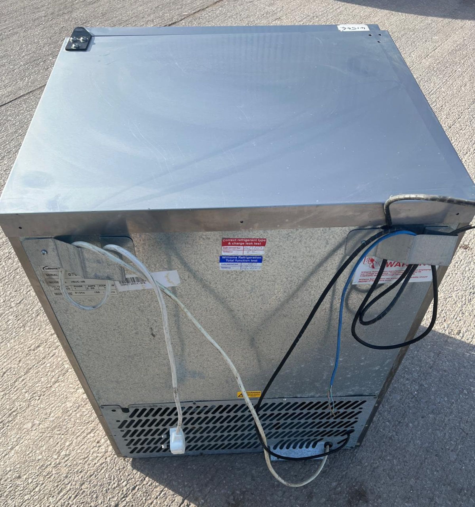 1 x WILLIAMS H5Uc-Wb Single Door Under-Counter Stainless Commercial Fridge - Image 4 of 16