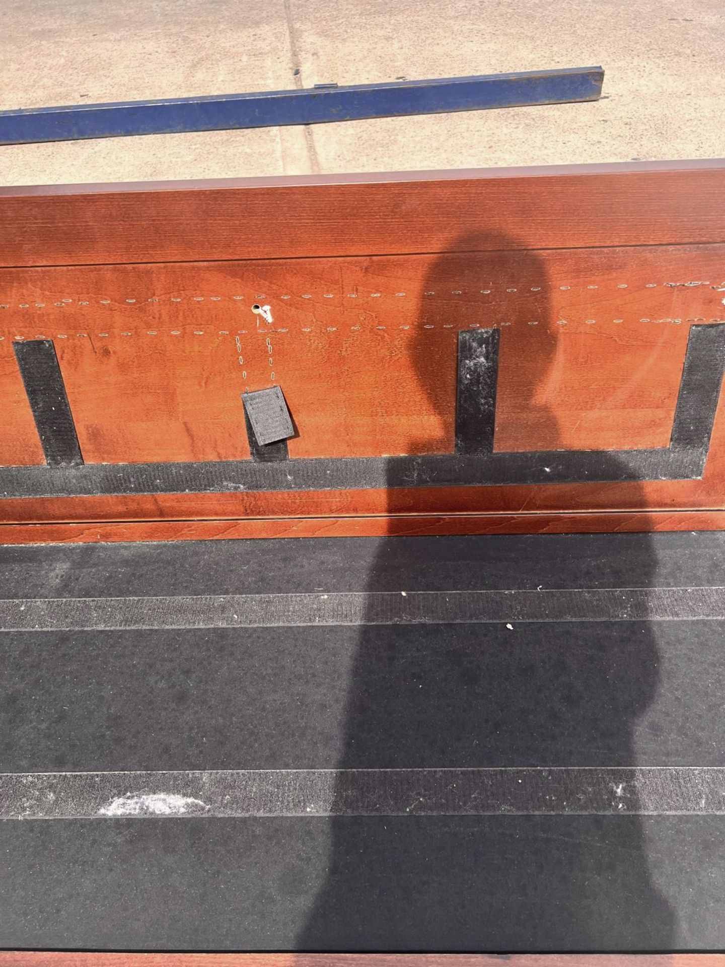 1 x Vintage-inspired Danish-style Low Profile 2.7-Metre Long Commercial Wooden Lounge Sofa - Image 15 of 21