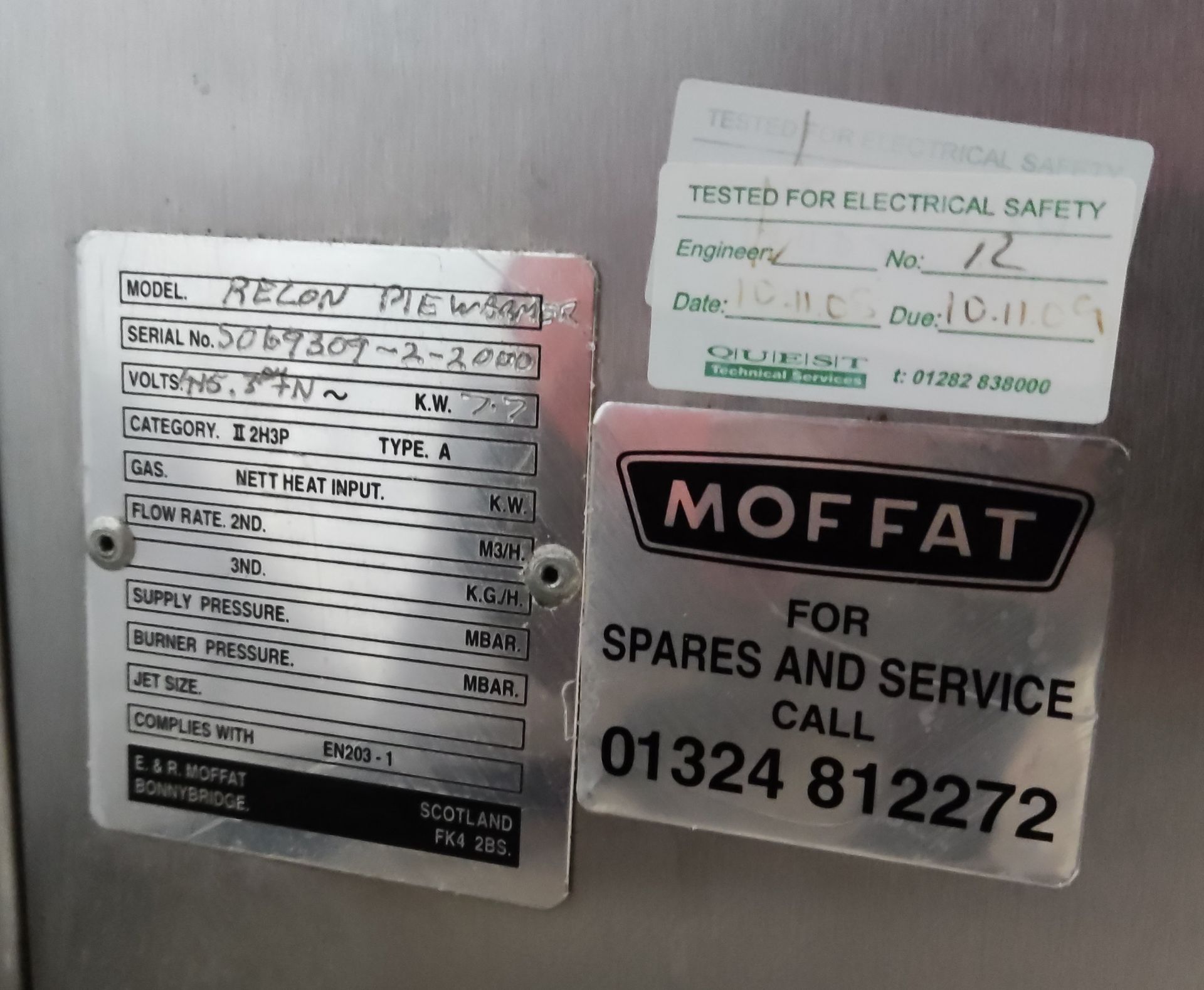 1 x MOFFAT 3 Phase Pie Warmer Cabinet / Hot Cupboard - H142 x W60 x D70 cms - Image 14 of 16