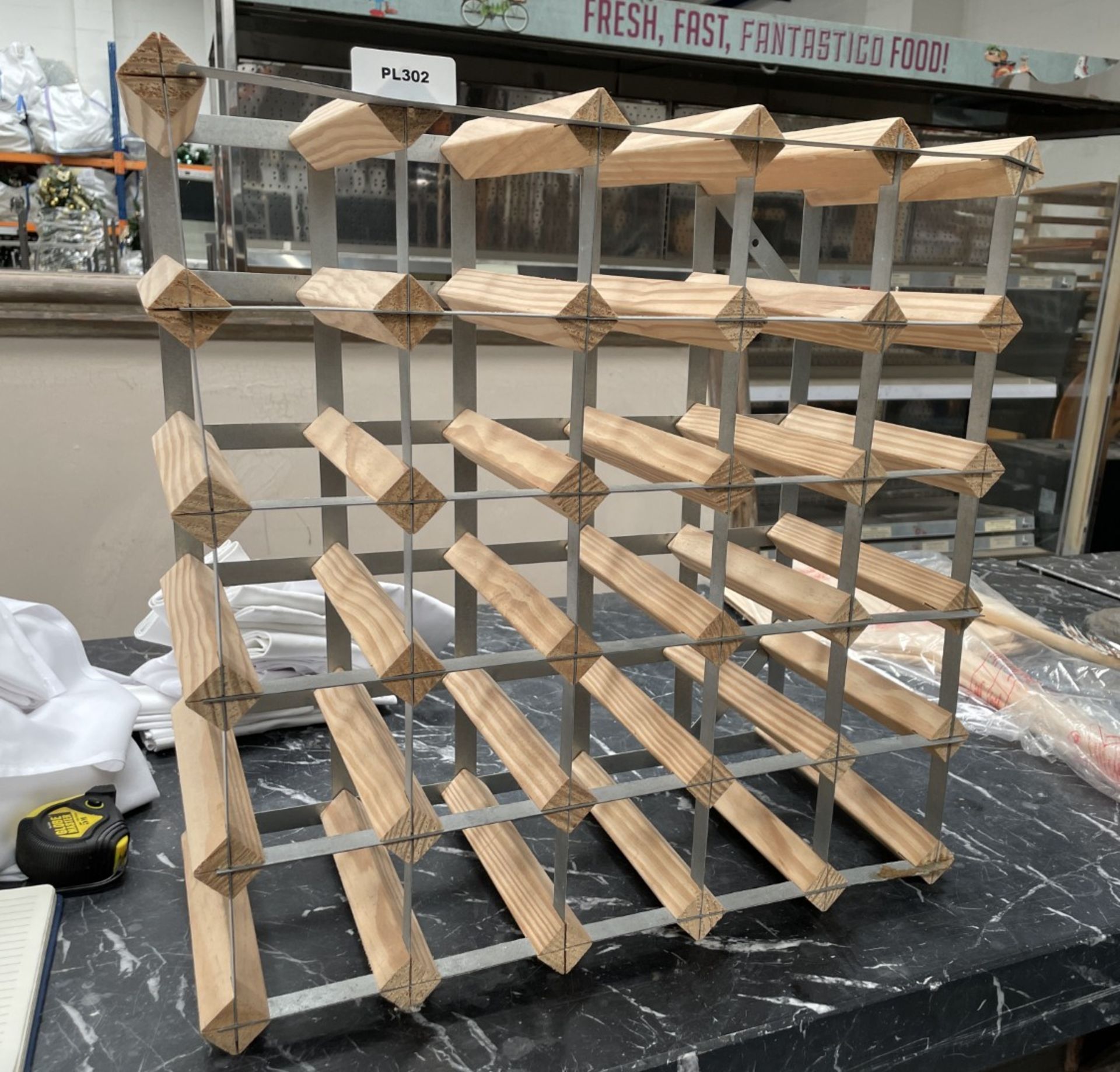 1 x Wine Bottle Rack - 25 Bottle Capacity - Ref: PL302 - Removed from a Restaurant - Image 3 of 6