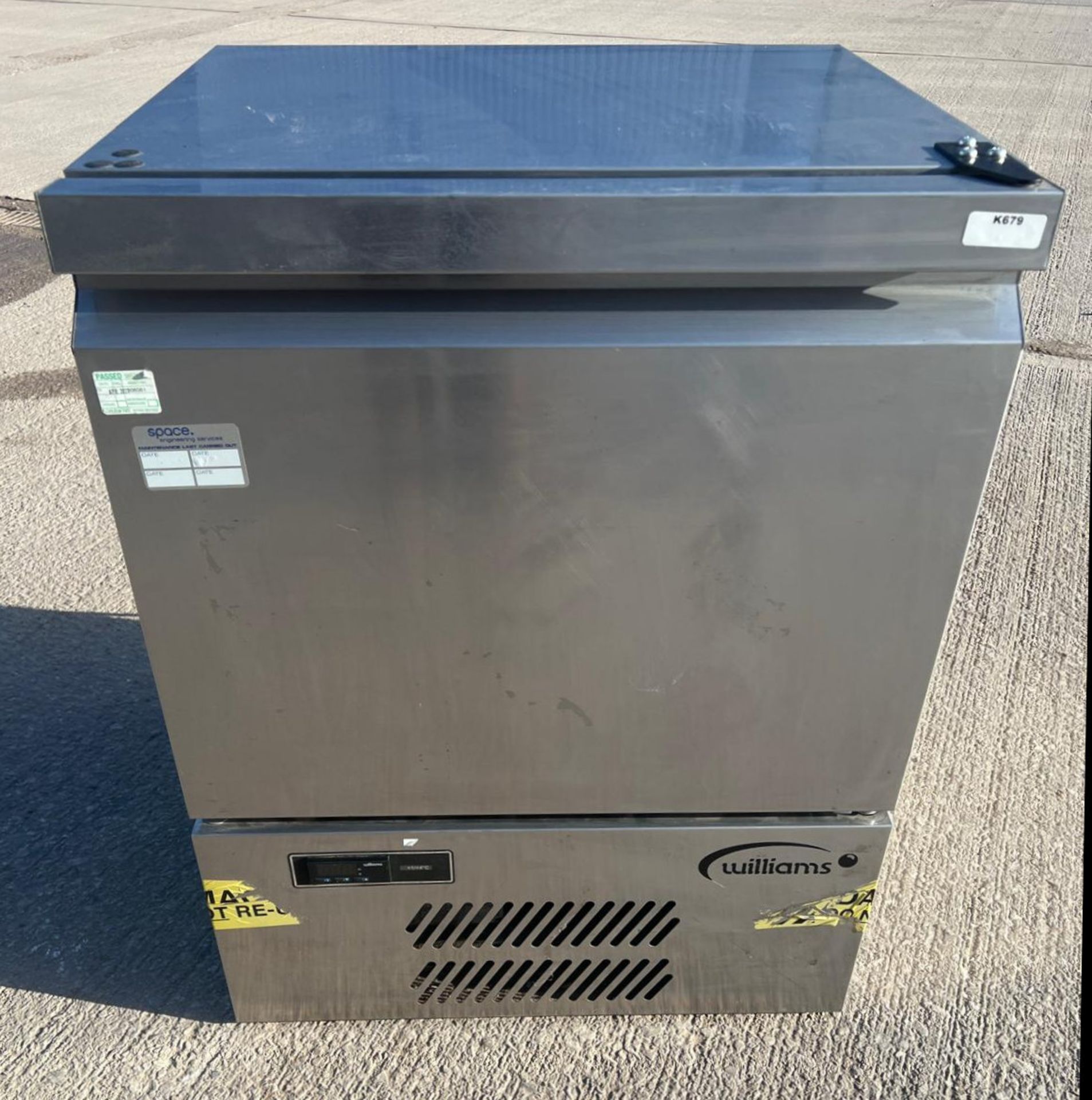 1 x WILLIAMS H5Uc Single Door Under-Counter Stainless Commercial Fridge