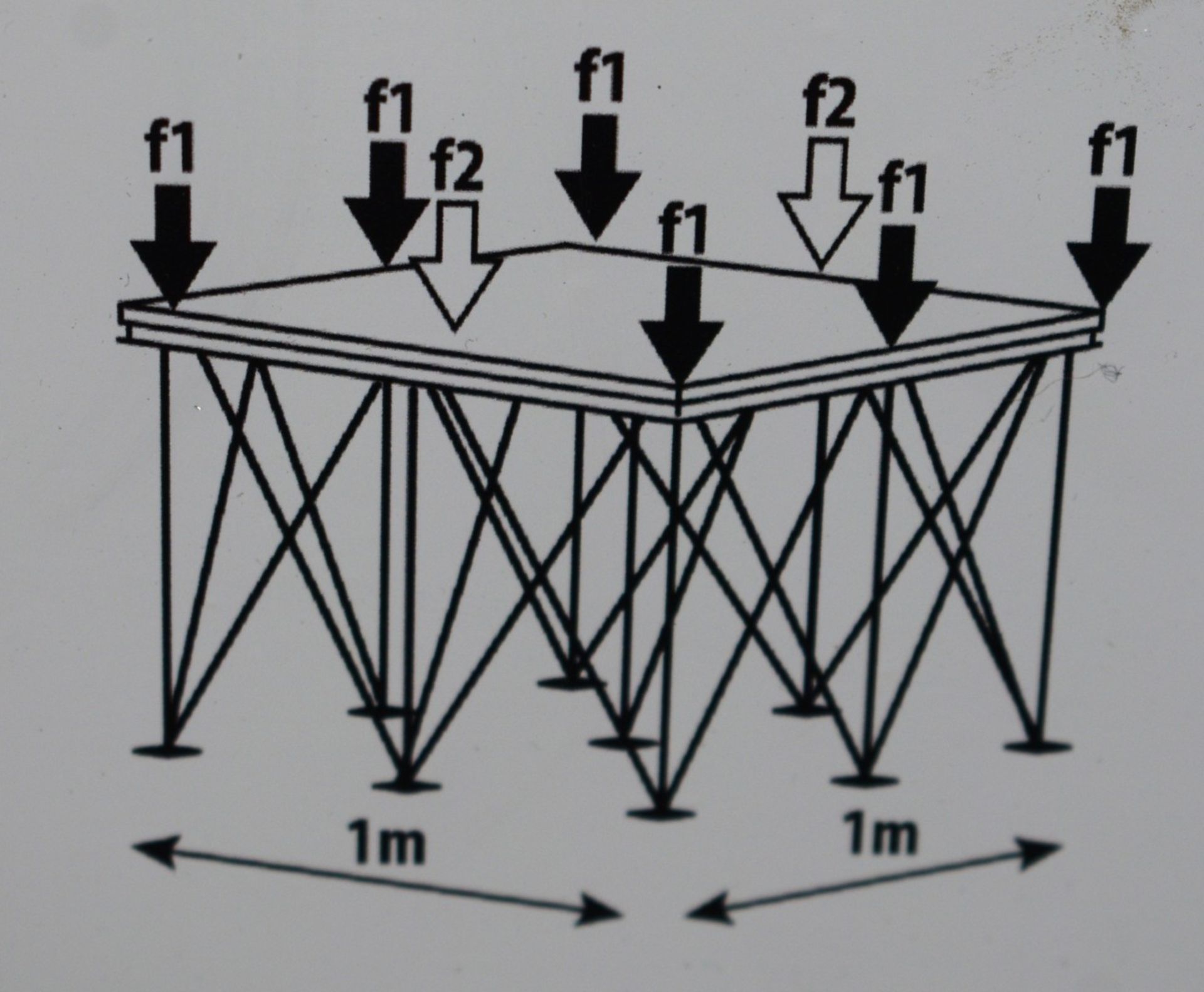 1 x Power Dynamics Spider Deck 750 Mobile Stage - Dimensions: H40 x W100 x D100 cms - Image 3 of 8