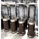 1 x Heat Outdoors Santini Spiral Flame 13.5kW Gas Freestanding Upright Patio Heater