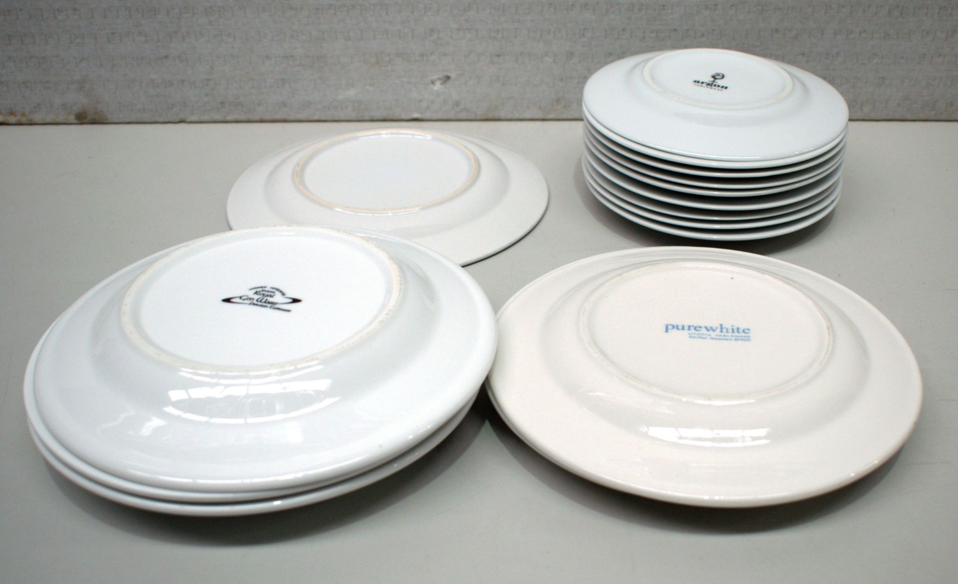 15 x Assorted White Plates - Image 3 of 12