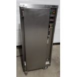 1 x MOFFAT 3 Phase Pie Warmer Cabinet / Hot Cupboard - H142 x W60 x D70 cms