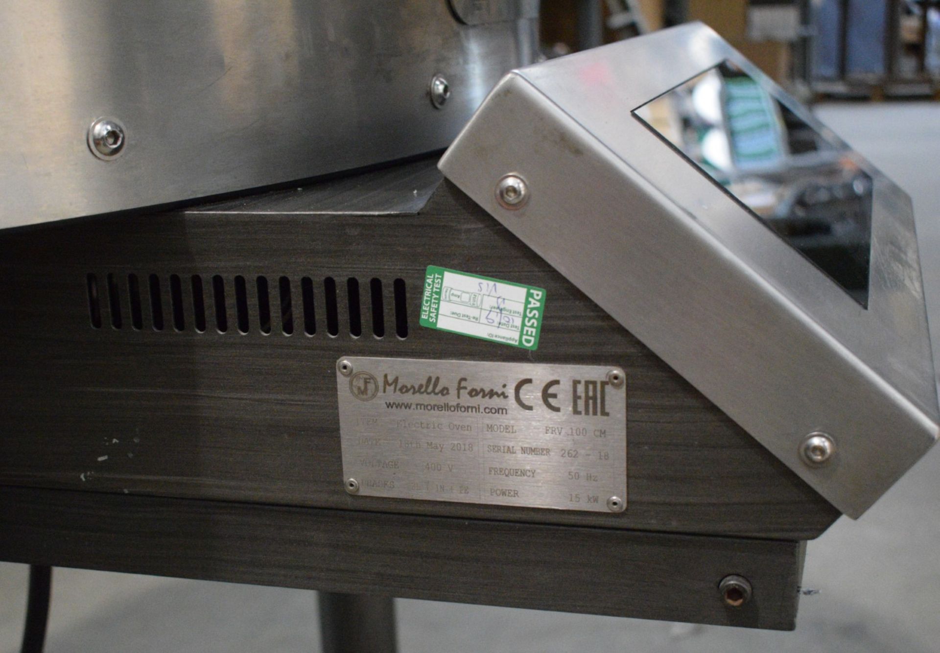 1 x Morello Forni Rotary Pizza Oven - Steel Mosaic Dome - Model FRV100 - Cooks 90 x Pizzas Per Hour! - Image 6 of 18