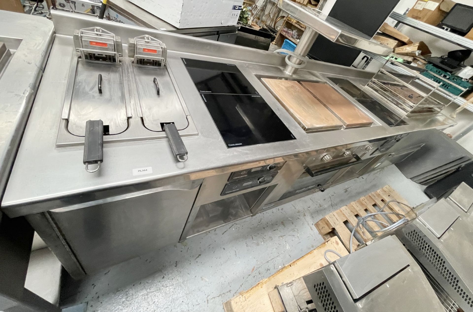 1 x Control Induction 3.6m Cookline Wall Suite for Commercial Kitchens - Features a FriFri Twin Tank - Image 50 of 55