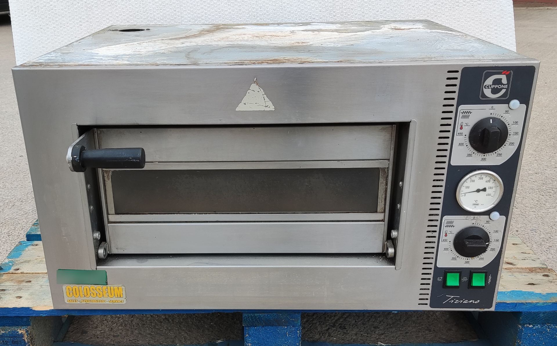 1 x Cuppone TZ420/1M Single Deck Stackable Pizza Oven - RRP £2,015 - Dimensions: H38.5 x W70 x D56cm - Image 15 of 15