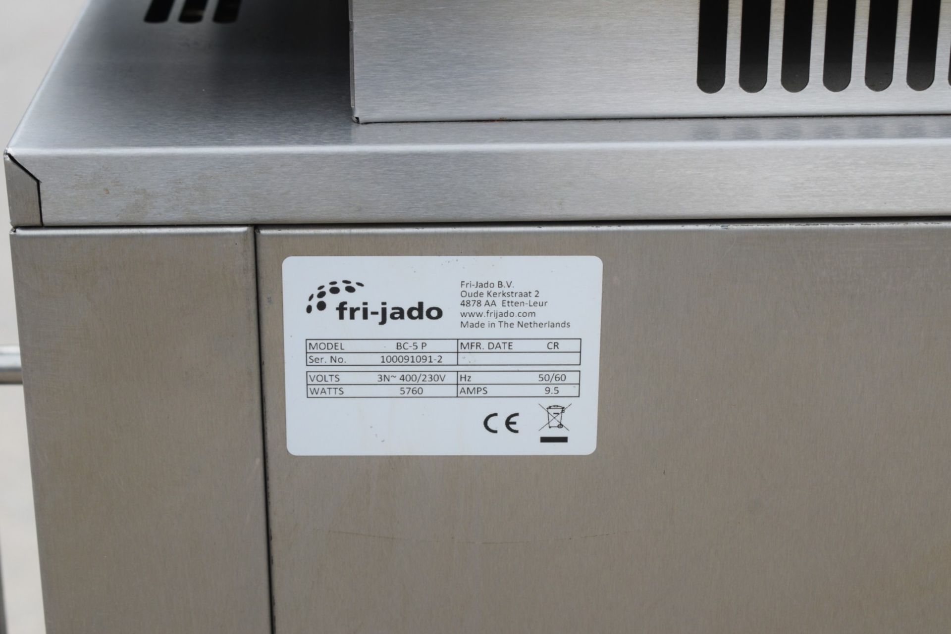 1 x Fri-Jado Double Bake Convection Oven - Model BC-5 P - Dimensions: H174 x W84 x D74 cms - Image 6 of 20