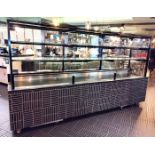 1 x Large Grab and Go Refrigerated Display Chiller with Bespoke Tiled Finish - Over 10ft in Length!