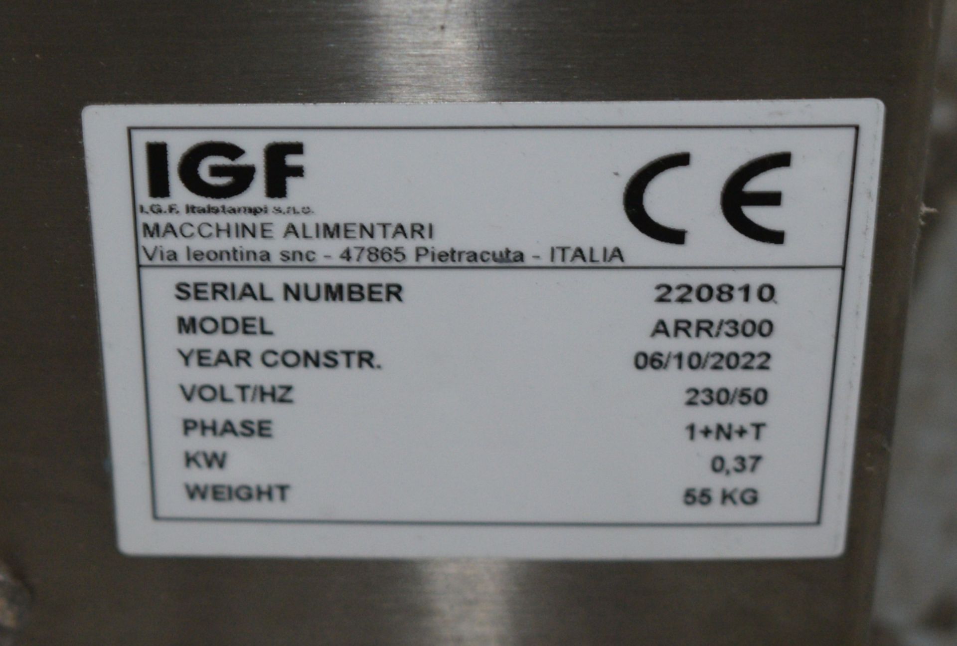 1 x IGF Dough Rounding Machine - Rounds Portions of Bread, Pizza and Cake from 30g to 300g - Image 7 of 9