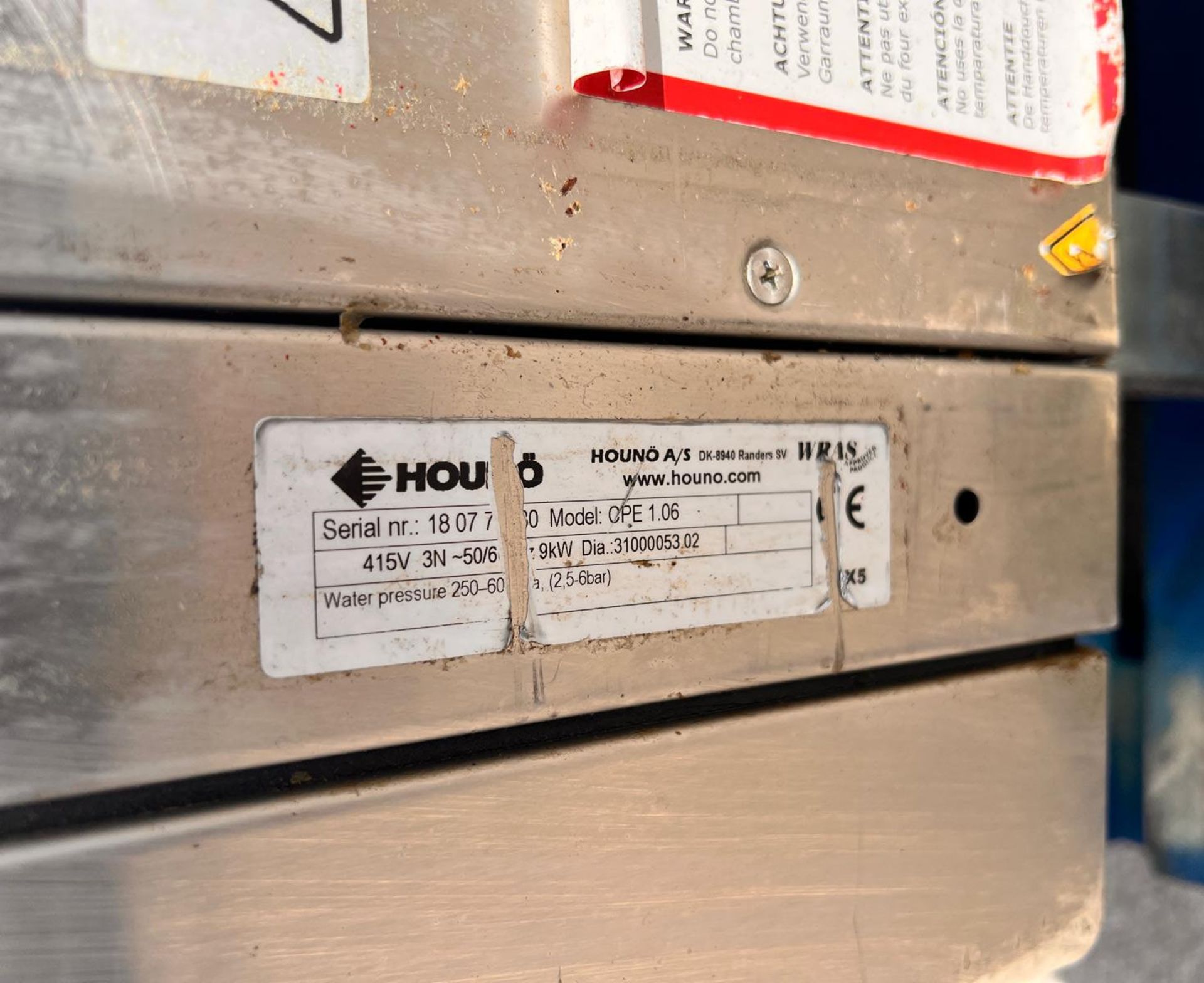 1 x Houno CPE 1.06 Electric 6 Tray Combi Oven - Image 17 of 22