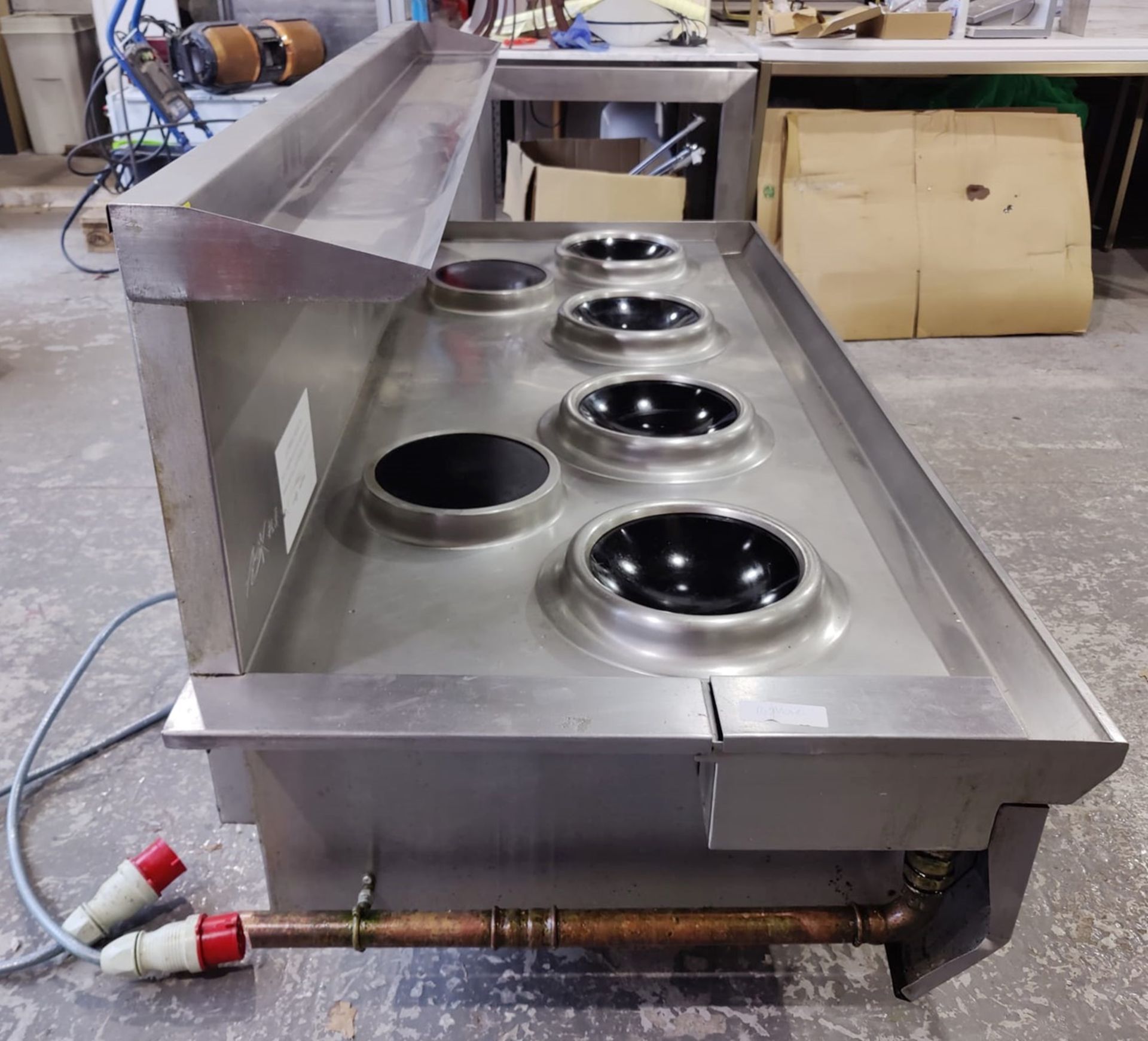 1 x ACK Manufacturing INDUCTION WOK For Commercial Kitchens - Dimensions: H83 x W218 x D97 cms - Image 14 of 20