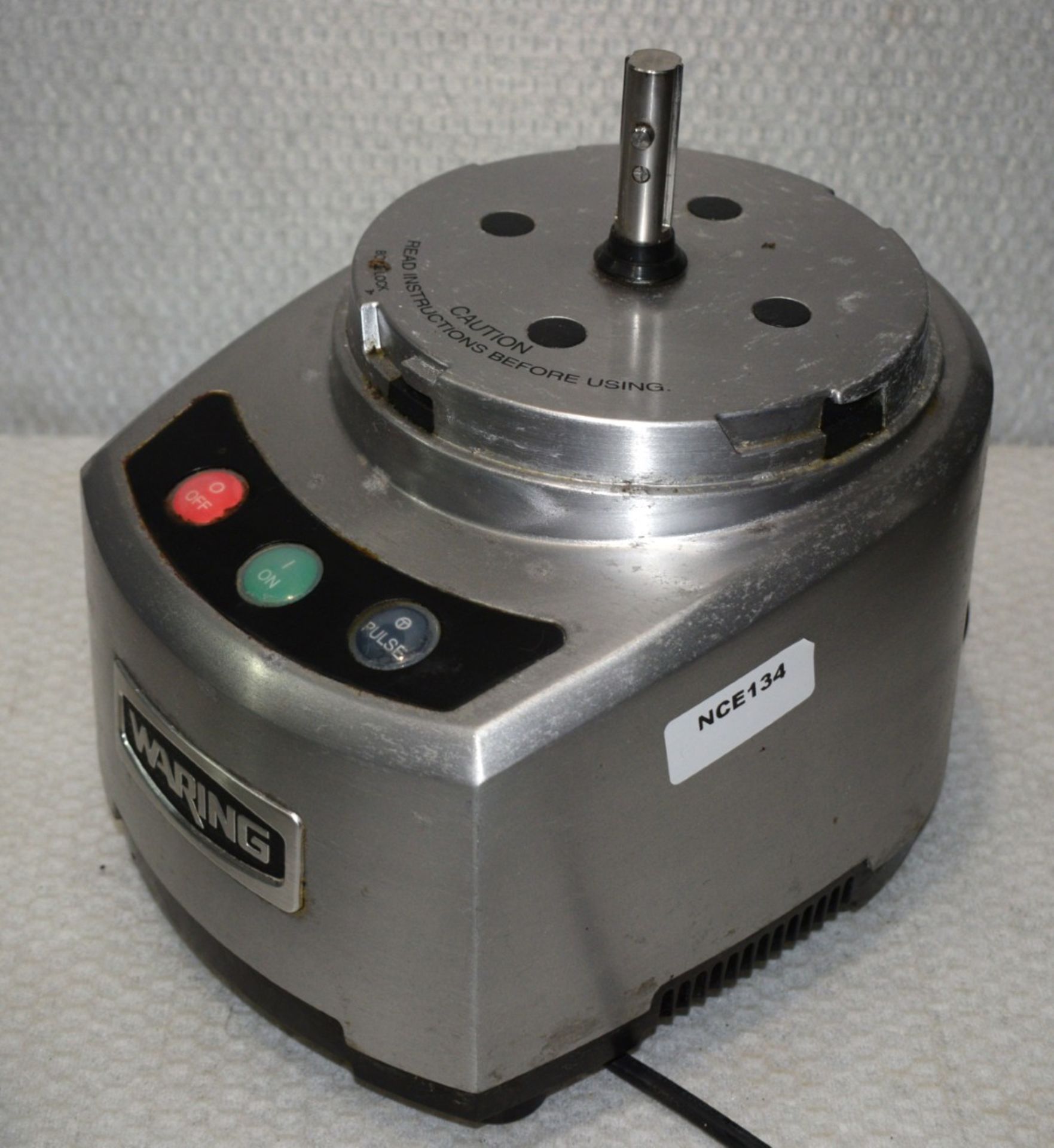 1 x Waring Single Speed Food Processor with Pulse - Model WFP16SCDK - Ref: NCE134 - CL011 - - Image 5 of 6