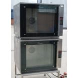 1 x Fri-Jado Double Bake Convection Oven - Model BC-5 P - Dimensions: H174 x W84 x D74 cms