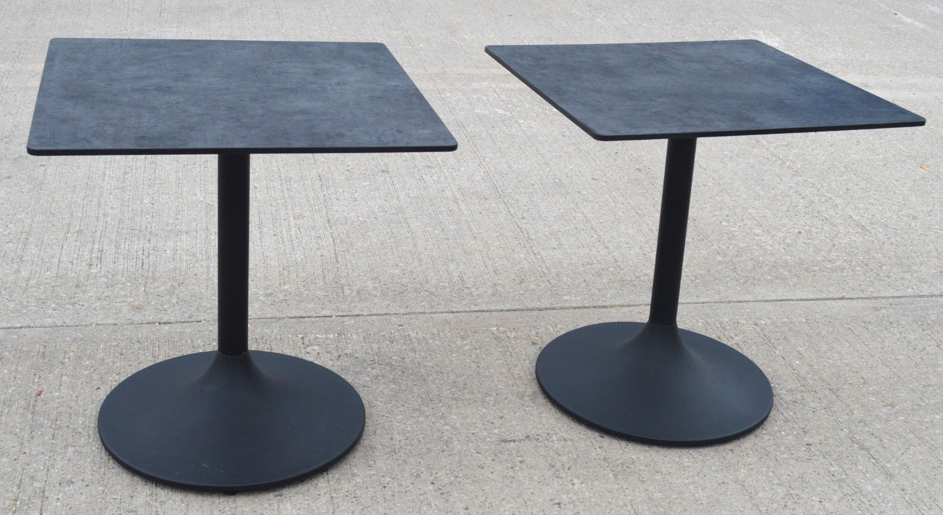 2 x Extrema Square Restaurant Bar Tables - Suitable for Indoor or Outdoor Use
