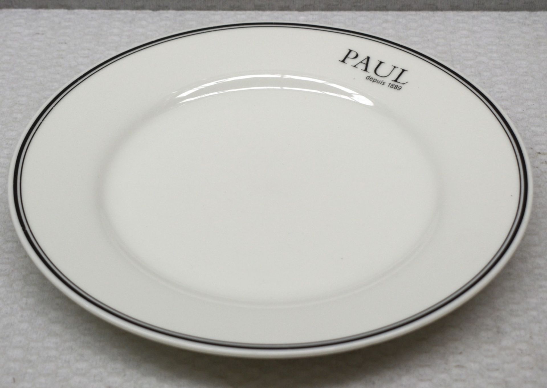 35 x Ceramic Wide Border Dinner Plates - 28.5cm Wide - Image 2 of 3