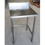 1 x Stainless Steel Prep Table - Dimensions: H90 x W57 x D57 cms
