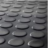 1 x Roll Of Rubber Workshop/Gym Flooring With A Stud/Coin Pattern - 22.5Sqm - RRP £2,160.00 - Ref: