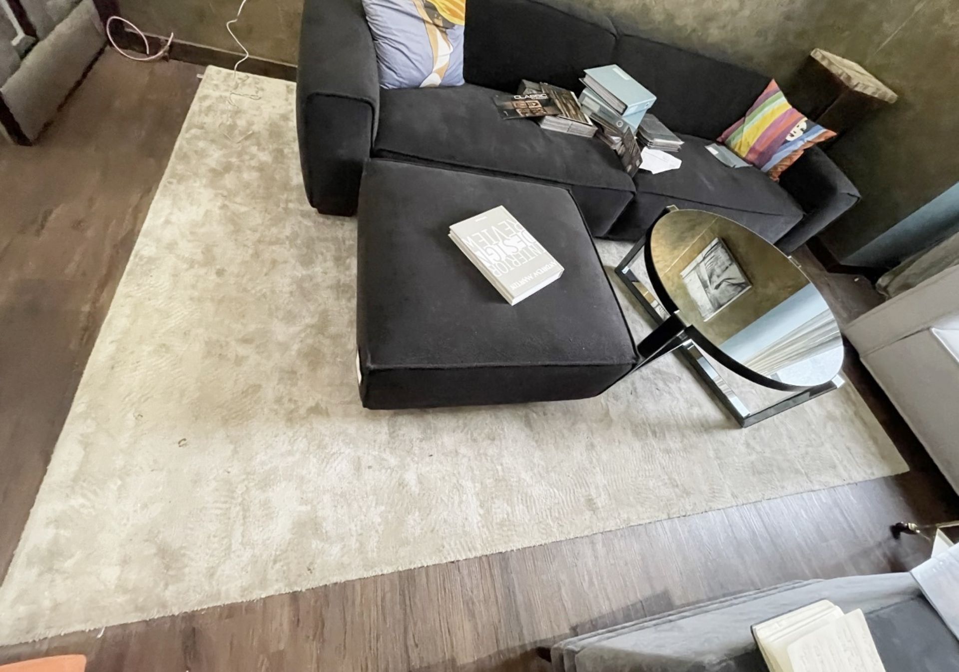 1 x Premium 3.4-Metre Long  Carpet Rug in a Light Neutral Tone - Recently Removed from a Luxury