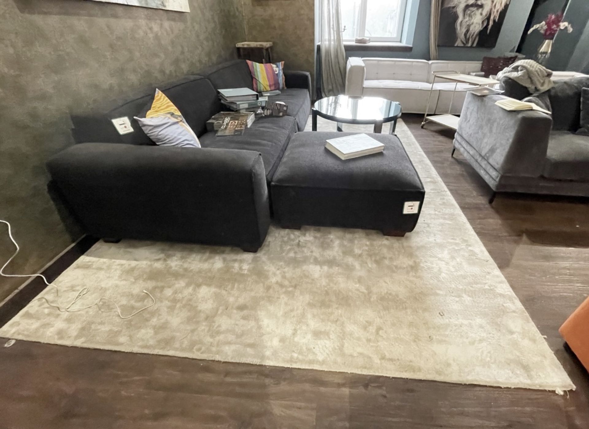 1 x Premium 3.4-Metre Long  Carpet Rug in a Light Neutral Tone - Recently Removed from a Luxury - Image 8 of 9