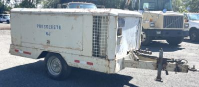 Ingersoll-Rand Mod.P-375-W-D Portable Diesel Air Compressor - w/ Deutz Diesel Engine