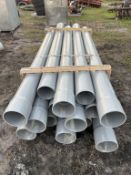 LOT OF 10FT 8 INCH SCHEDULE 40 RIGID PVC CONDUIT