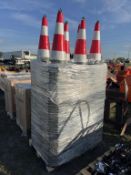 UNUSED (250) PVC SAFETY TRAFFIC CONES