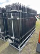 Unused Hurricane 10ft Iron Site Fence