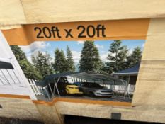 UNUSED 20x20FT CARPORT