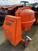 UNUSED HURRICANE G350 CONCRETE MIXER
