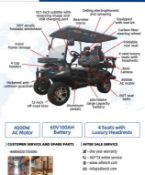 UNUSED SDLGC80 60V ELECTRIC GOLF CART