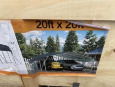 UNUSED 20x20FT CARPORT