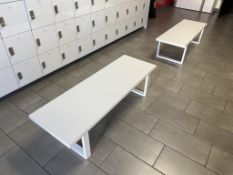 (2) Benches