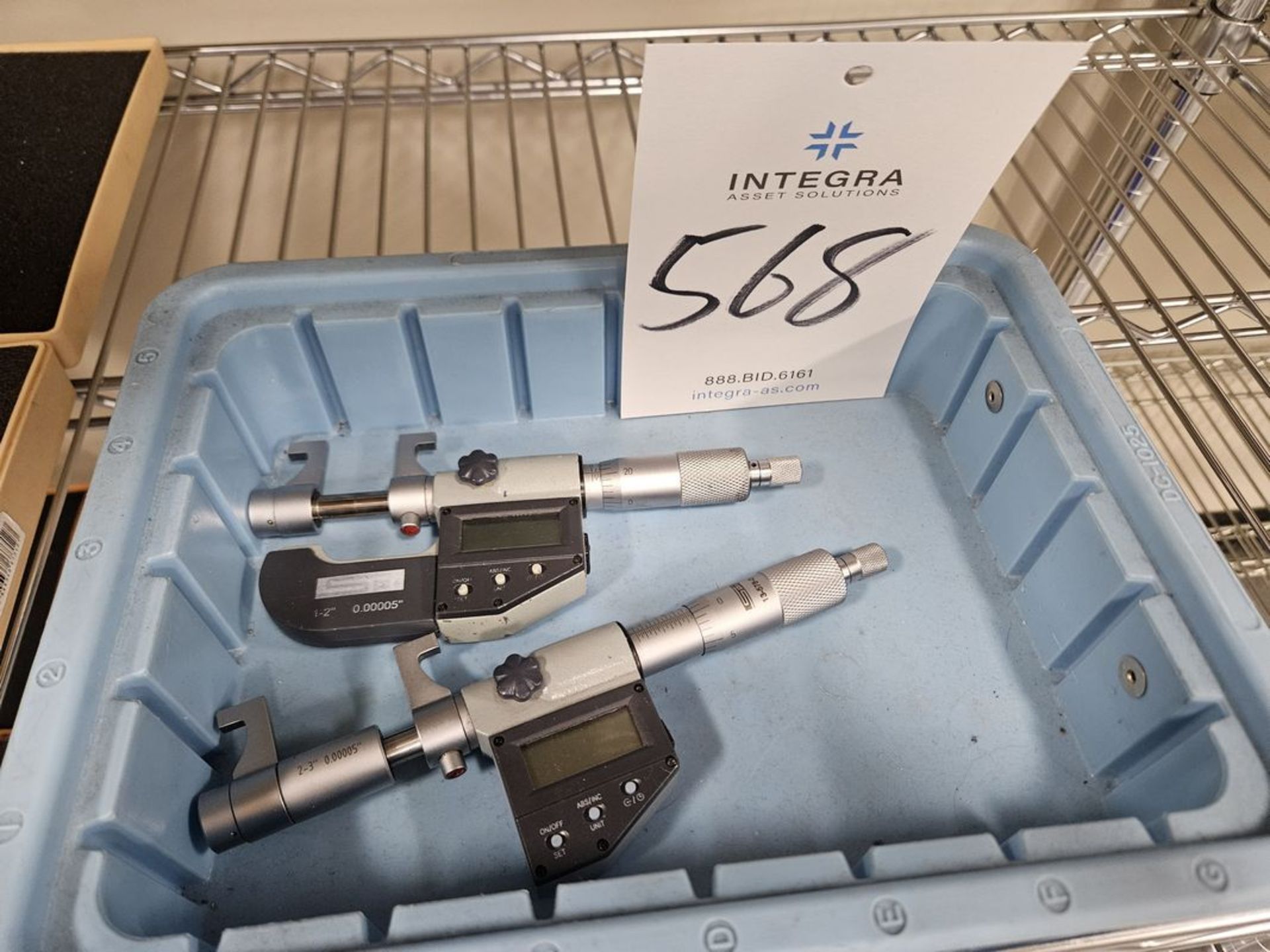 (2) SPI Internal Digital Micrometers