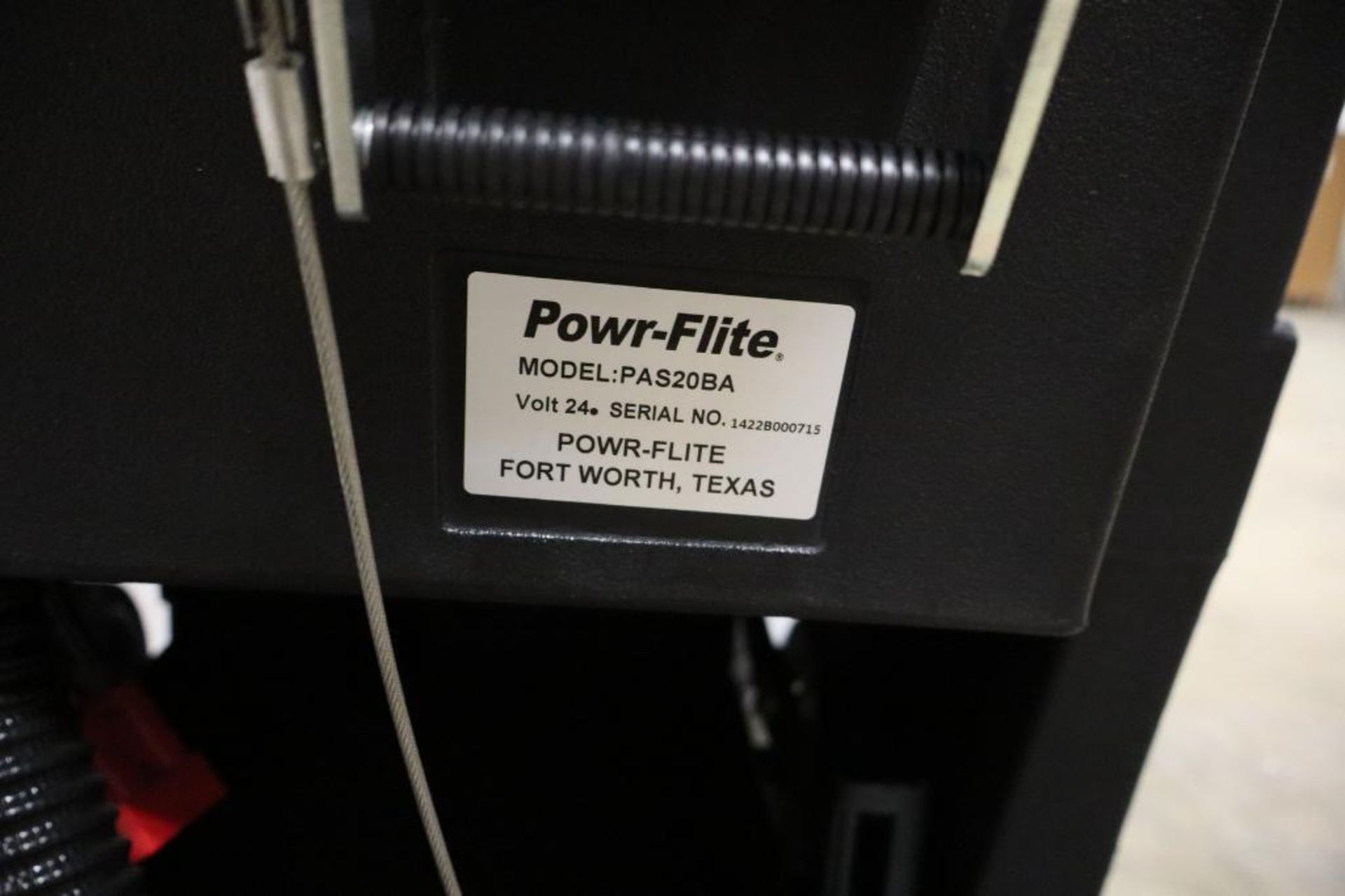 Powr-Flite PAS20BA Predator 24-Volt Floor Scrubber, S/N 422B000715 - Image 4 of 6